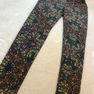 LulaRoe Stained Glass Look Leggings - One Size
